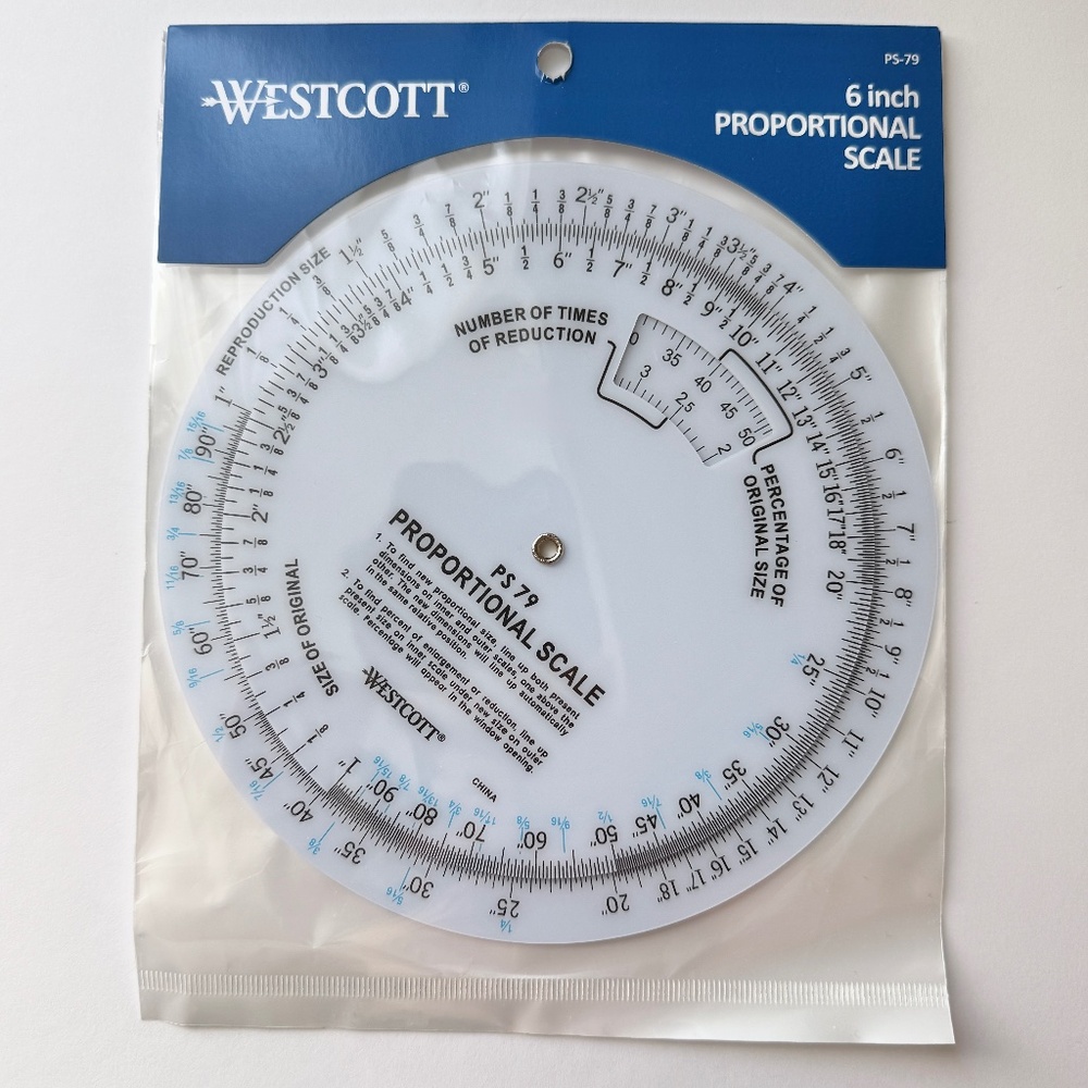 Westcott 6" Proportional Measuring Scale PS-79